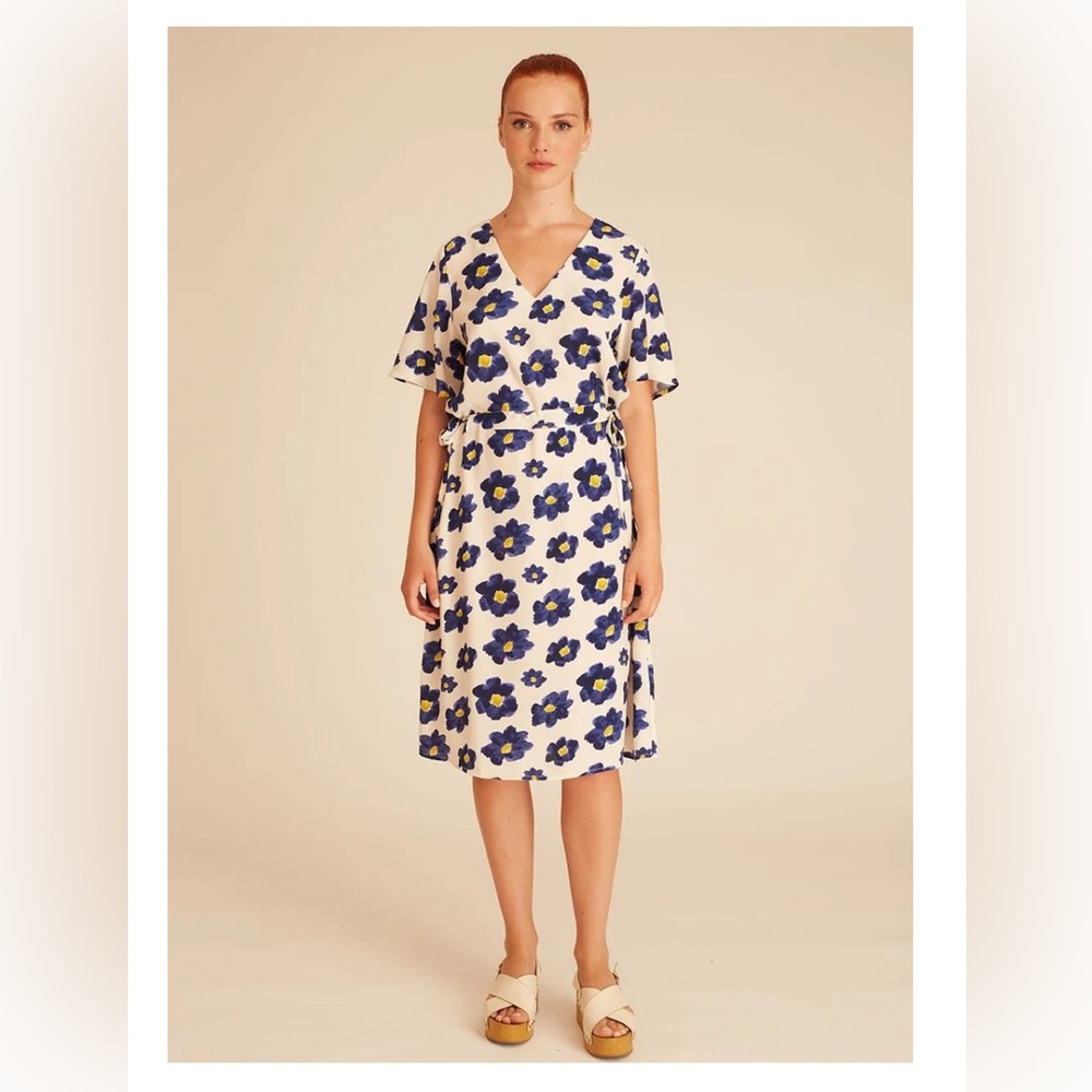 Pepa Loves BLUE FLOWERS SHORT DRESS